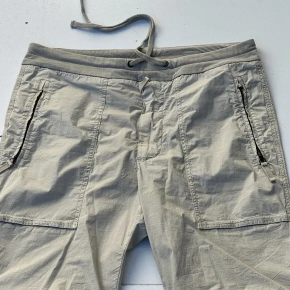 James Perse Stretch Poplin Zip Pocket Pant - Paste Pigment Size 1 (30"-32") - Picture 12 of 16